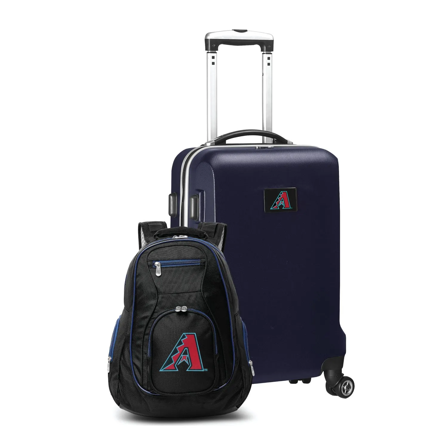 Arizona Diamondbacks Deluxe 2-Piece Backpack and Carry on Set in Navy