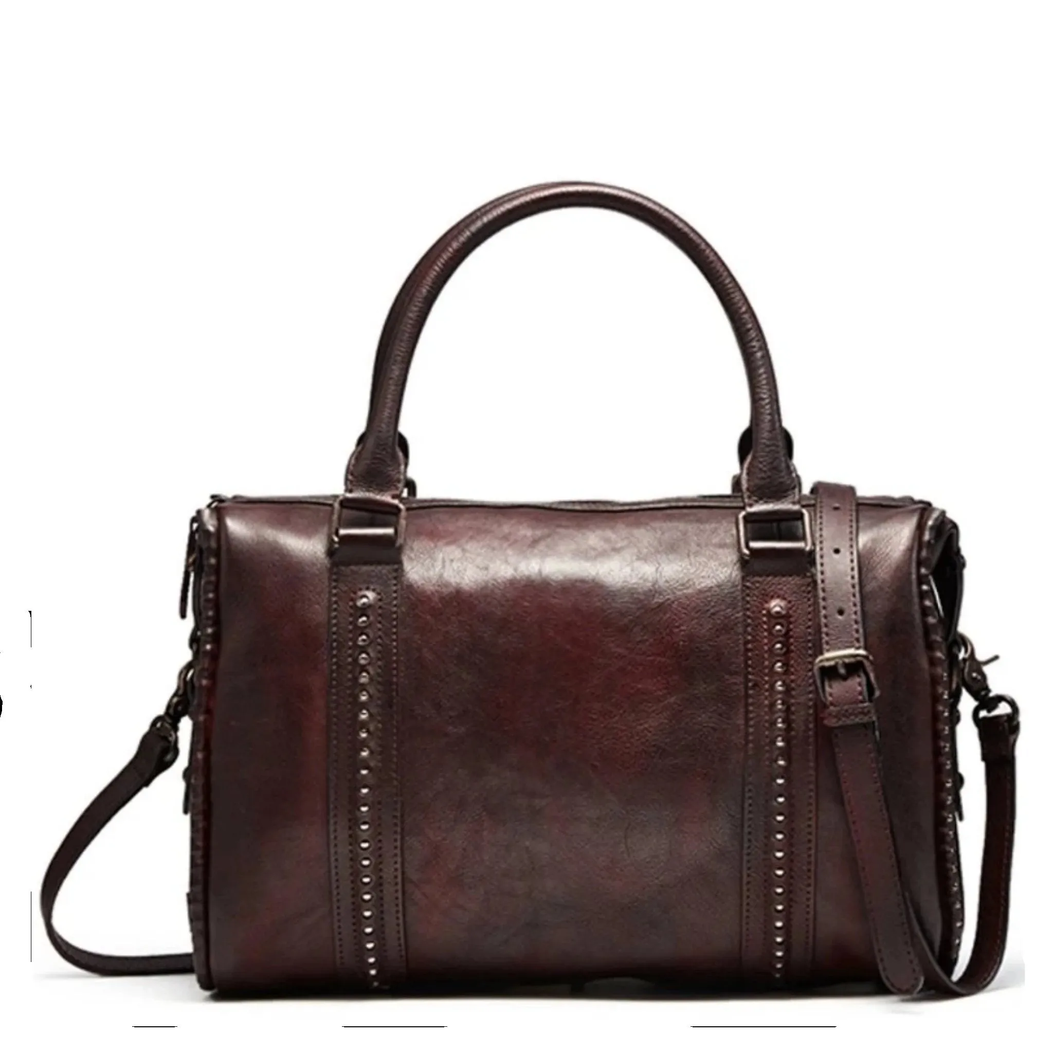 Handmade Full Grain Leather women Satchel Handbag