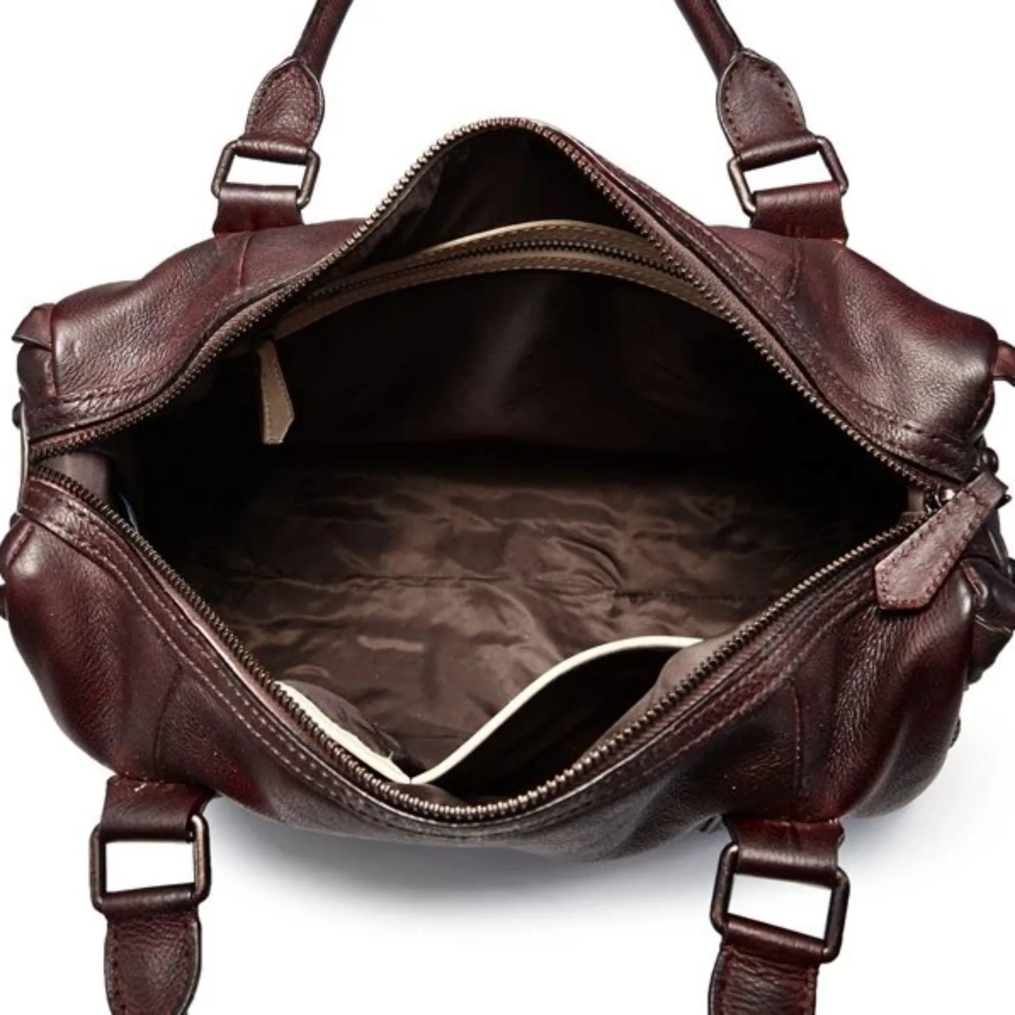 Handmade Full Grain Leather women Satchel Handbag