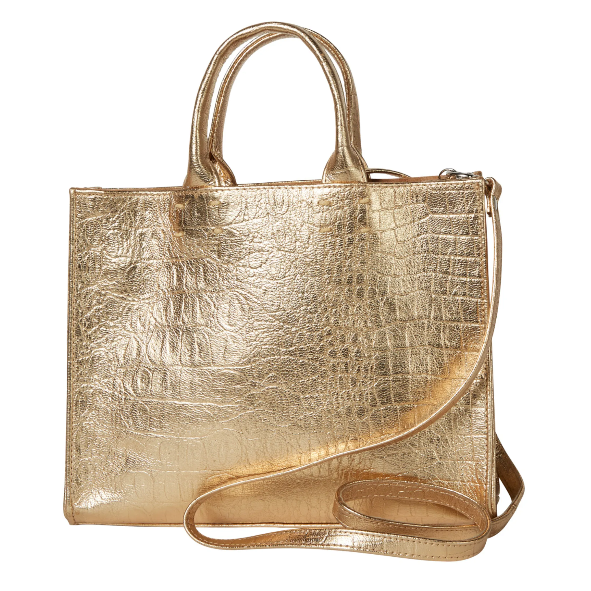 The Adelaide Handbag, Gold Croc
