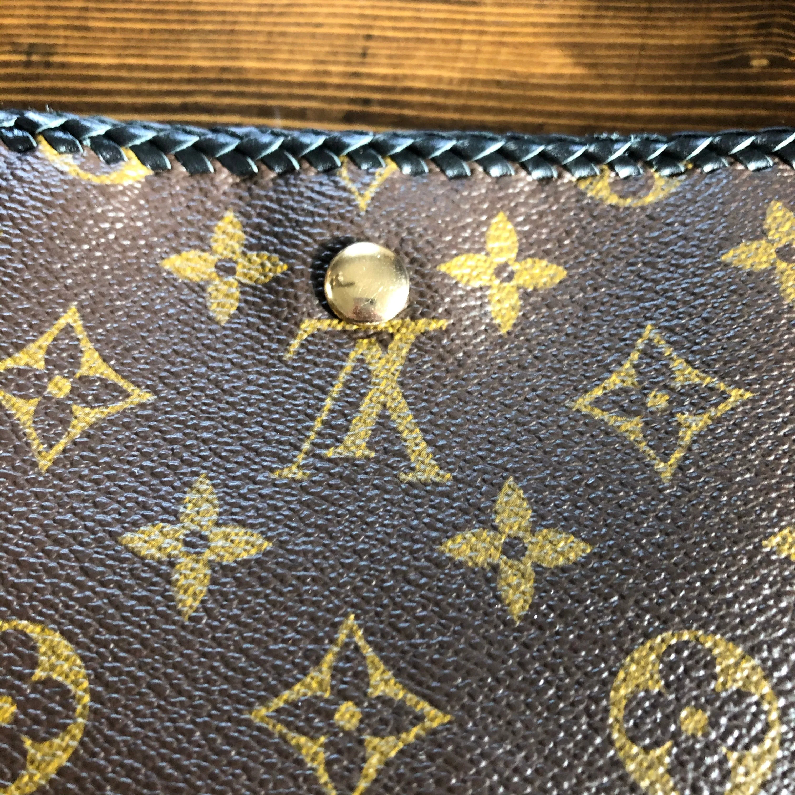 The Nuthatch - Vintage Monogram Black Crossbody
