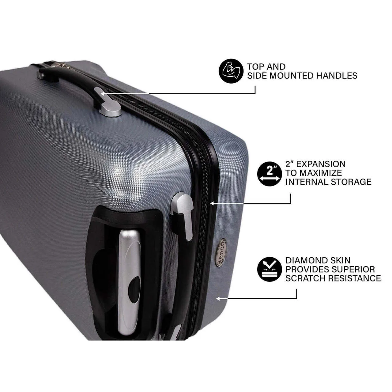 Wyoming Cowboys Deluxe 2-Piece Backpack and Carry-on Set in Black